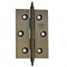 Zawias mosiężny 60x40mm złoto antyczne splatany mod. 1003