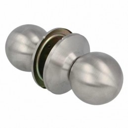 Gałka drzwiowa stała podwójna mod. 617 stal nierdzewna inox