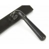 Klamka Newbury do zasuwnicy wkładka 92mm lity brąz