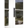 Klamka Newbury do zasuwnicy wkładka 92mm lity brąz
