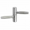 Zawias wkręcany 14x50mm srebrny mod. 119 AGB