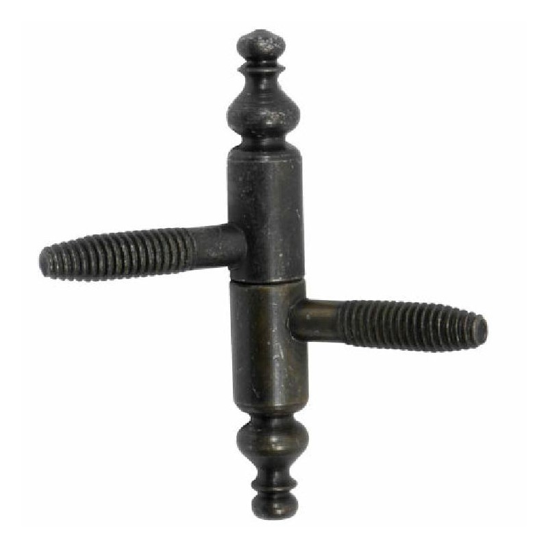Zawias wkręcany ozdobny 9x60mm czarny cynk mod. 132 AGB