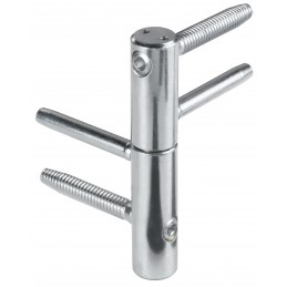Zawias wkręcany TOP-20mm z regulacją srebrny AGB