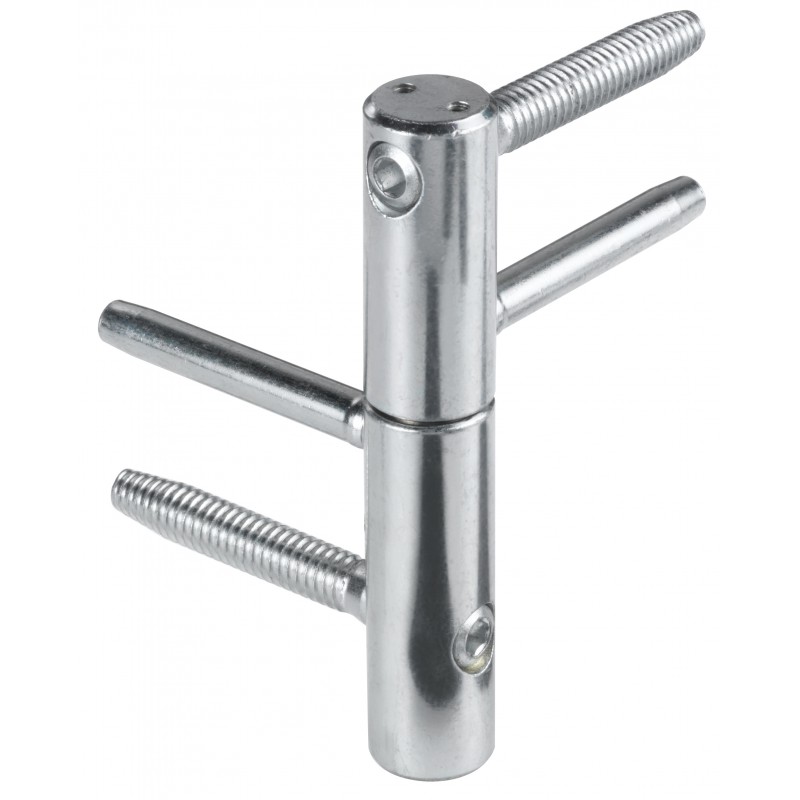 Zawias wkręcany TOP-20mm z regulacją srebrny AGB