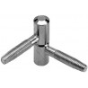Zawias AGB 118-14x48 srebrny