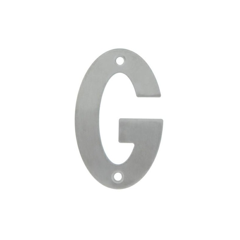 Litera G 10cm stal nierdzewna INOX - przykręcana