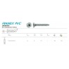 Wkręty do PVC 4,3x30 chrocynk PH2  łeb stożkowy FRAMEX 100szt.