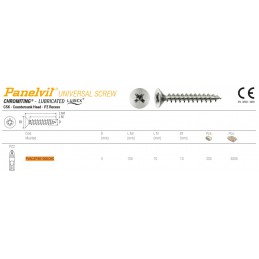 Wkręty chrocynk 5x100 PZ łeb stożkowy Panelvit 100szt.
