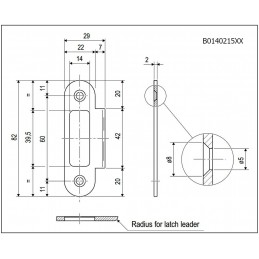 Zaczep Easy-Matic 22/82 naj. 7mm ch.mat