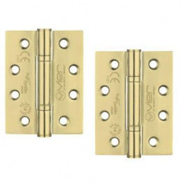Zawias do drzwi 102x76mm stal nierdzewna INOX złoty połysk splatany 2 szt.