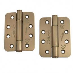 Zawias do drzwi 102x76mm stal nierdzewna INOX miedziany splatany 2szt.