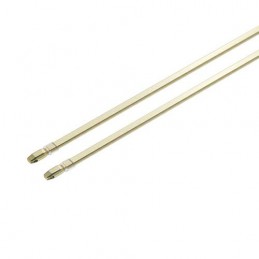 Zazdrostka owalna rozsuwana karnisz 60-110cm złota mod.2