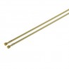 Zazdrostka rozporowa karnisz 45-80cm złota 2szt. mod.1