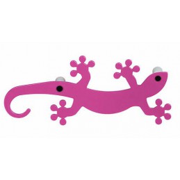 Wieszak ścienny GEKO fuksja ref.515