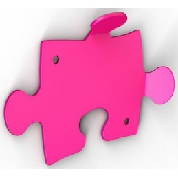 Wieszak PUZZLE fuksja 517