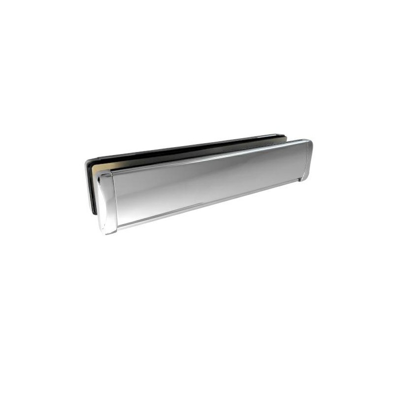 Wrzutnia na listy ze szczotką Inox chrom połysk mod.TN8210