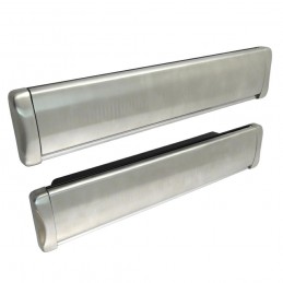 Wrzutnia na listy ze szczotką Inox szczotkowany mod.TN8210