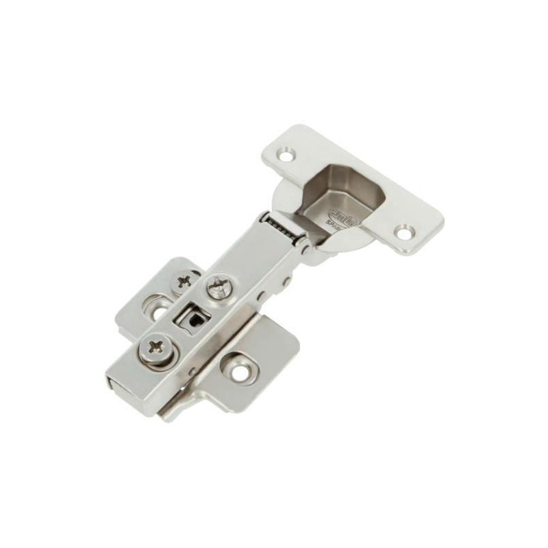 Zawias puszkowy 35mm samozamykający niklowany front nakładany CLIP mod.5000