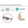Zawias puszkowy 35mm samozamykający niklowany front wpuszczany CLIP mod.5200