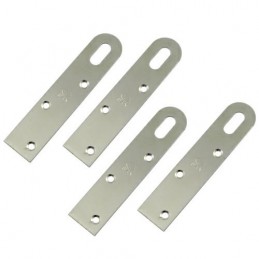 Wieszak do szafek 100x22mm niklowany 4 szt. mod.1 DIS