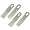 Wieszak do szafek 100x22mm niklowany 4 szt. mod.1 DIS