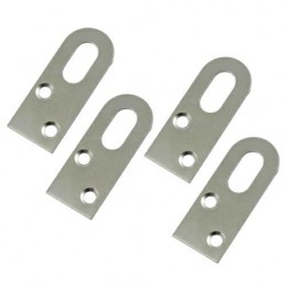 Wieszak do szafek 40x16mm niklowany 4 szt. mod.1 DIS