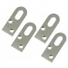 Wieszak do szafek 40x16mm niklowany 4 szt. mod.1 DIS