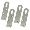 Wieszak do szafek 80x22mm niklowany 4 szt. mod.1 DIS