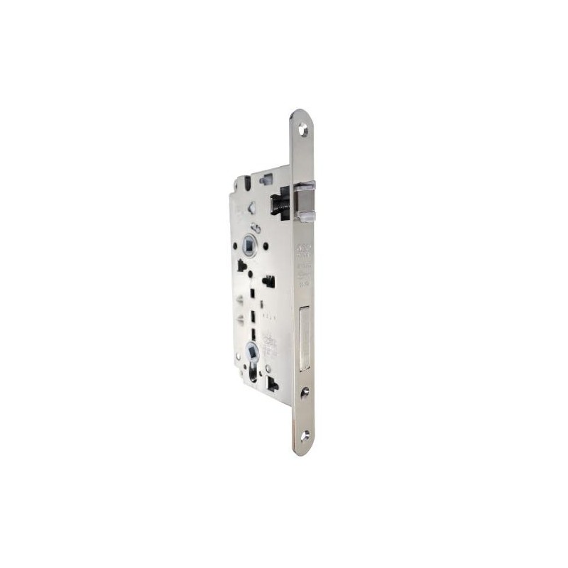 Zamek łazienkowy 85/50 F22 niklowany SICUREZZA 2.0