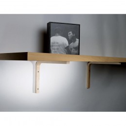Wspornik półki drewniany naturalny 180x150mm mod. ELLE 18