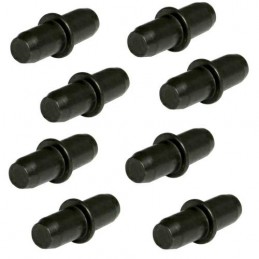 Podpórka meblowa 16x5mm czarna 8szt mod.160 woreczek