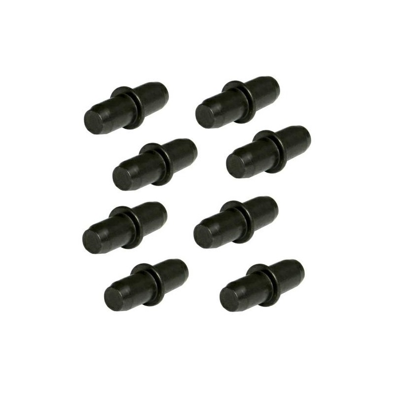 Podpórka meblowa 16x5mm czarna 8szt mod.160 DIS