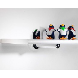 Wspornik półki czerwony 160mm mod. PINOCCHIO 2szt.