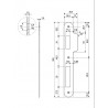 Zaczep SICURREZA F25/204 naj ch.mat