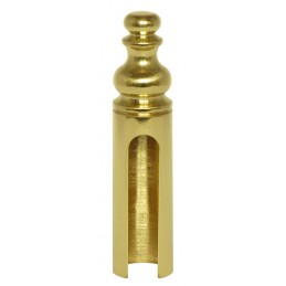 Osłonka do zawiasu wkręcanego fi. 15mm mosiężna ozdobna mod. 3154
