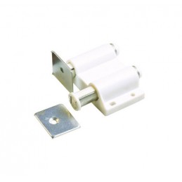 Zatrzask meblowy magnetyczny podwójny biały do szafek TIP-ON mod. 120 B