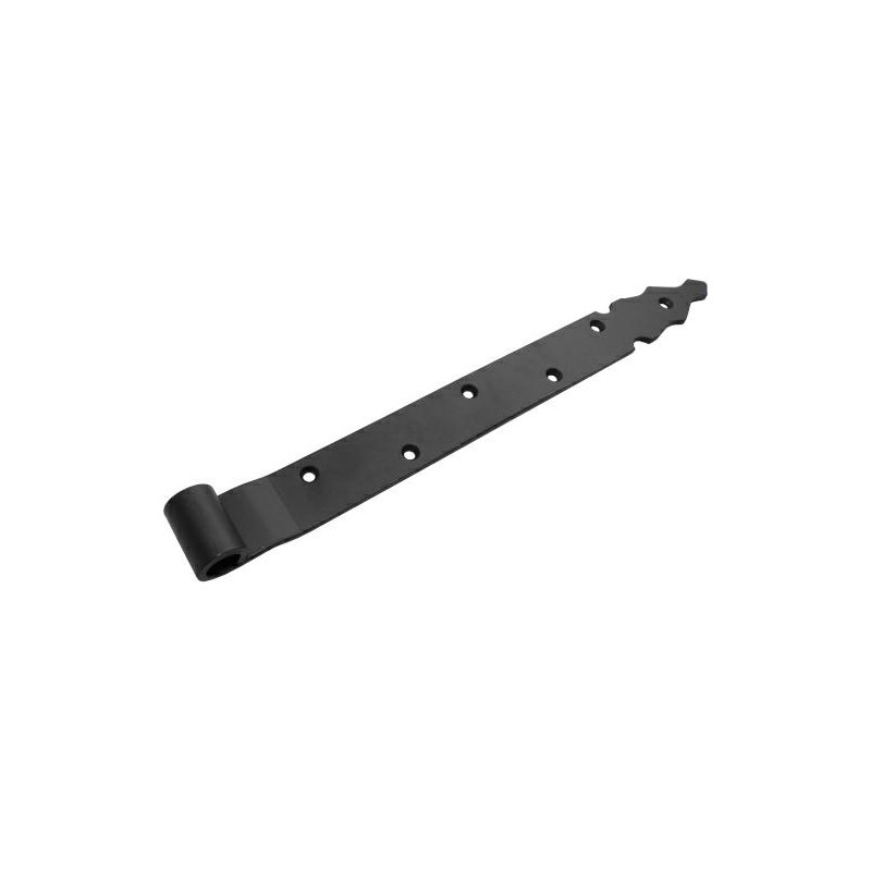 Zawias pasowy 350mm fi.14 ozdobny czarny mod.7010