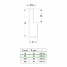 Listwa przyp.90x20-2,20M MDF/W.L lak.buk