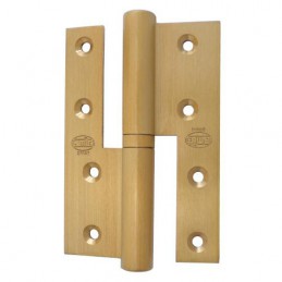 Zawias do drzwi 120x80mm mosiądz matowy PRAWY (pl) rozłączny mod. 417