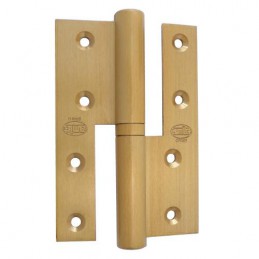 Zawias do drzwi 120x80mm mosiądz matowy LEWY (pl) rozłączny mod. 417