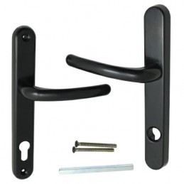 Klamka BERWICK MP wkładka 44 L/L drzwi 70mm czarna