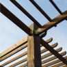 Łącznik kątowy do belek 80x80x100x2,2mm żółty ocynk mod.304