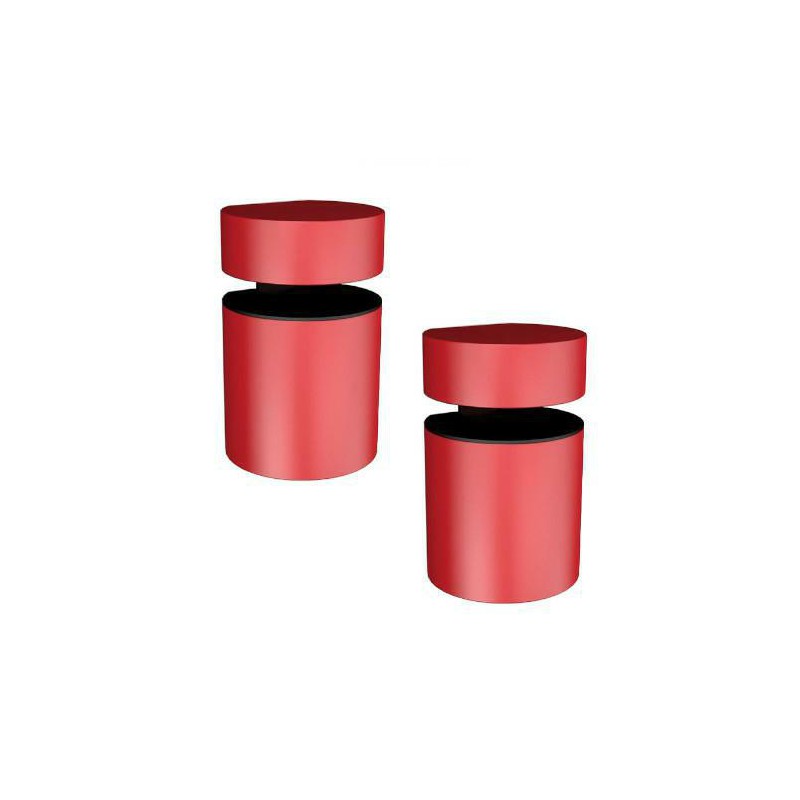 Podpórka regulowana czerwona do półek 1-21mm 2szt. mod. BASKET 3 R448