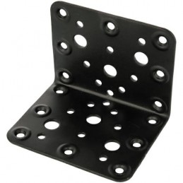 Łącznik kątowy do belek 80x80x100x2,2mm czarny mod.304
