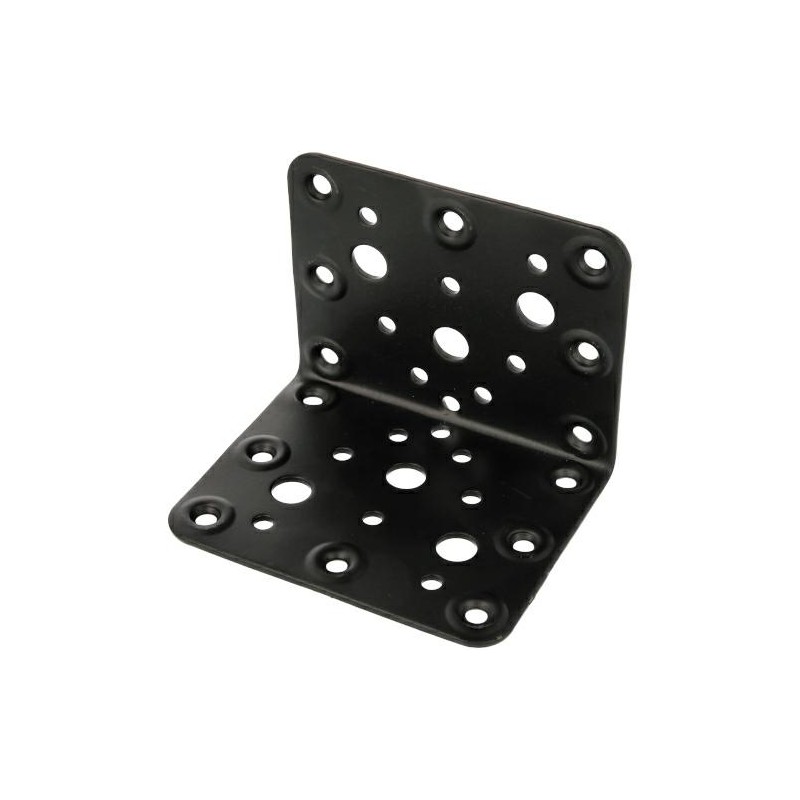 Łącznik kątowy do belek 80x80x100x2,2mm czarny mod.304