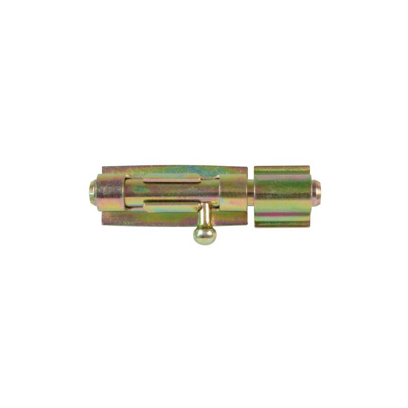 Zasuwka do spawania 70mm na kłódkę żółty ocynk mod.464