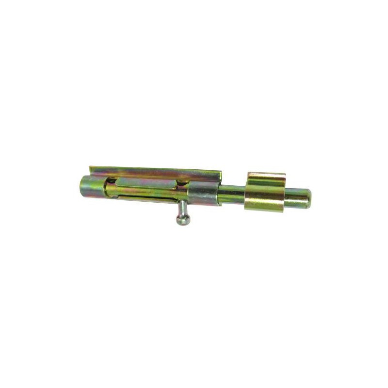 Zasuwka do spawania na kłódkę 100mm żółty ocynk mod.464