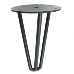 Noga Hairpin 16cm stalowa szara G16