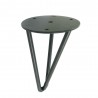 Noga Hairpin 16cm stalowa szara G16