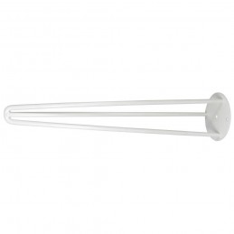 Noga Hairpin 40cm stalowa biała B40